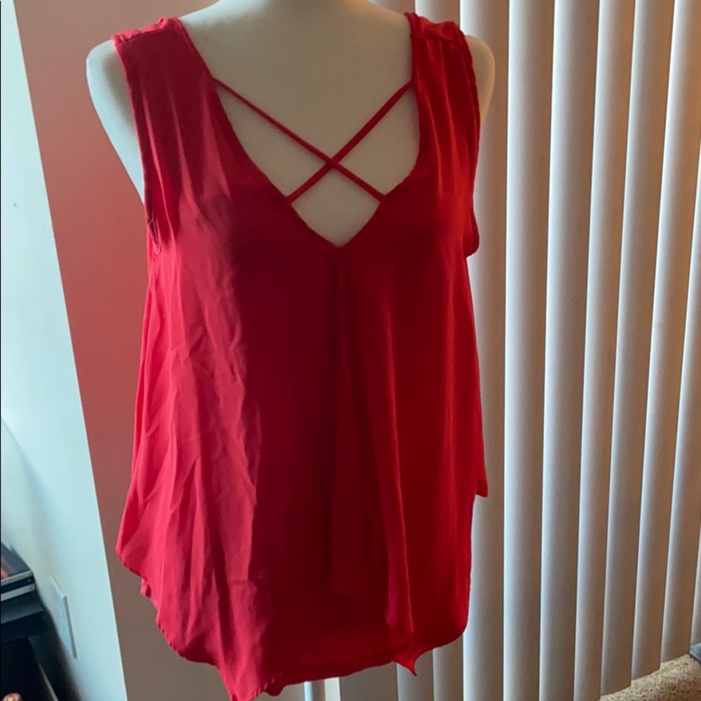 Cute coral pink top